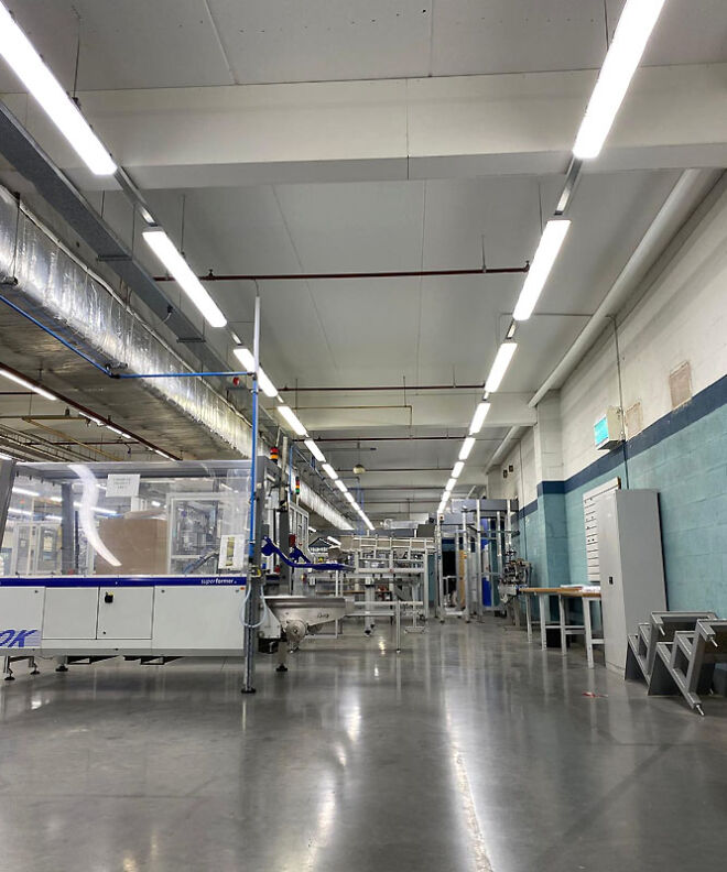 Factory Re-Lighting with Tamlite Lighting