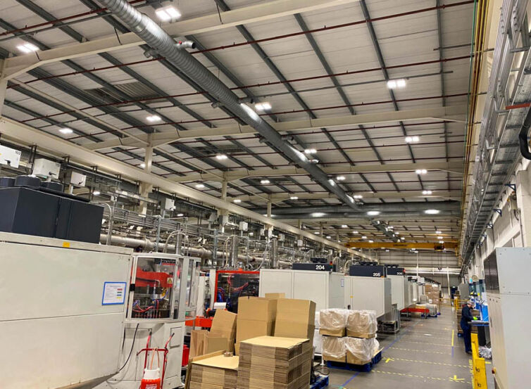 Factory Re-Lighting with Tamlite Lighting